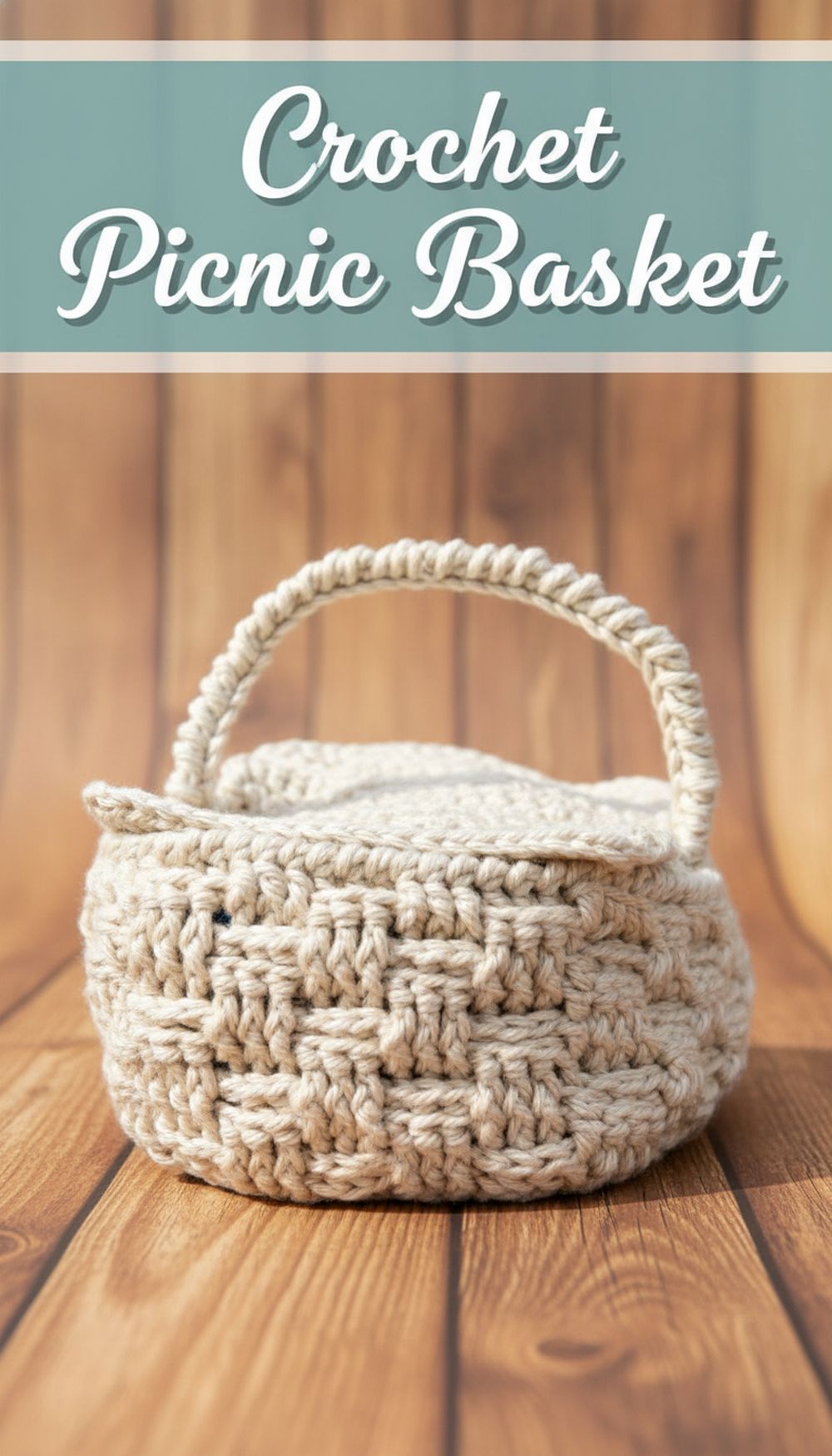 Crochet Picnic Basket