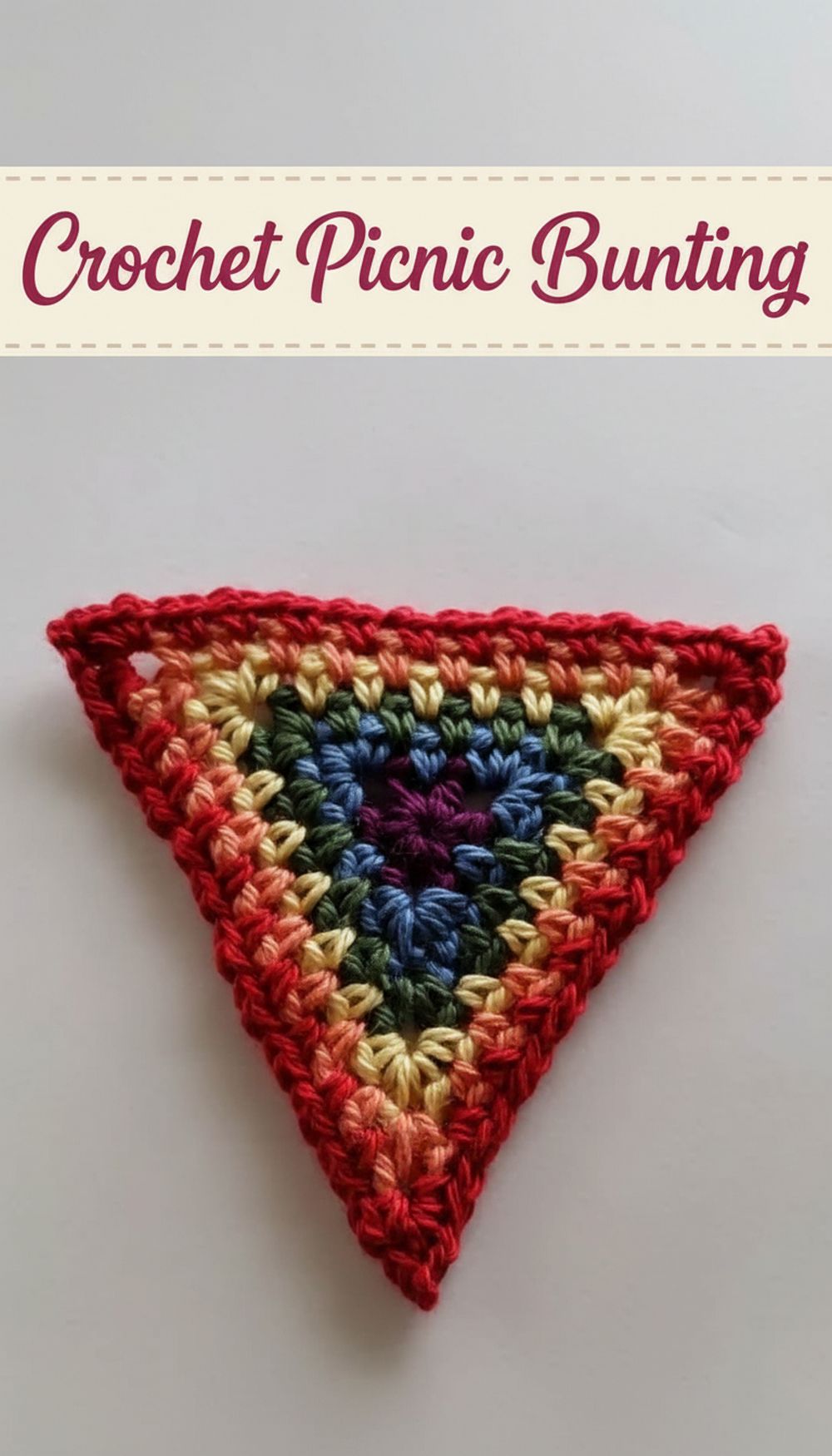 Crochet Picnic Bunting
