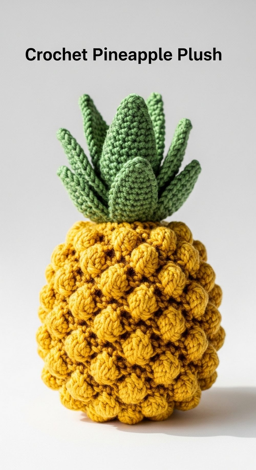 Crochet Pineapple Plush