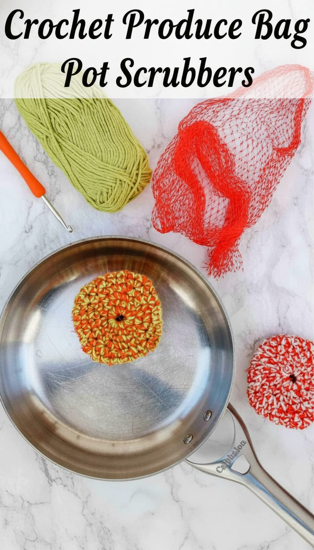 Crochet Produce Bag Pot Scrubbers