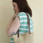 Crochet Raffia Summer Tote Bag