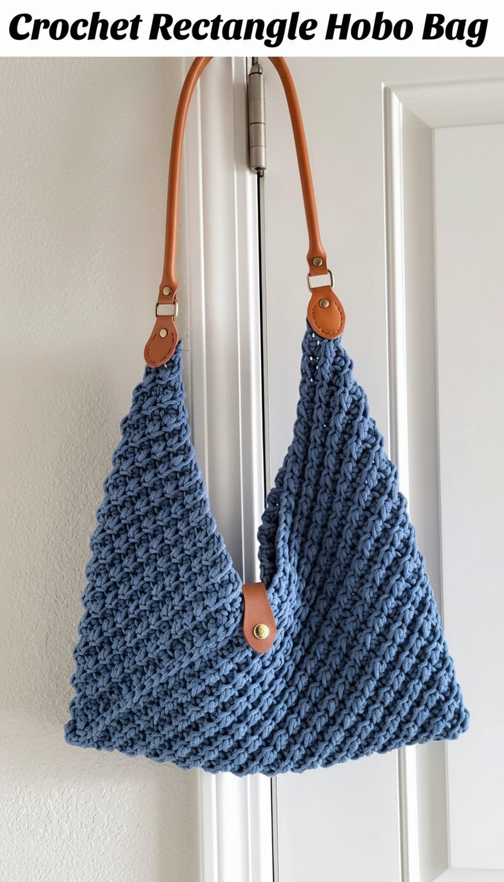 Crochet Rectangle Hobo Bag