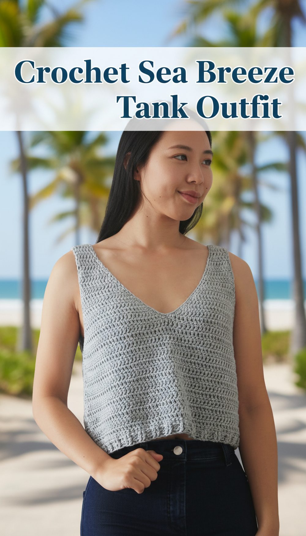 Crochet Sea Breeze Tank Outfit