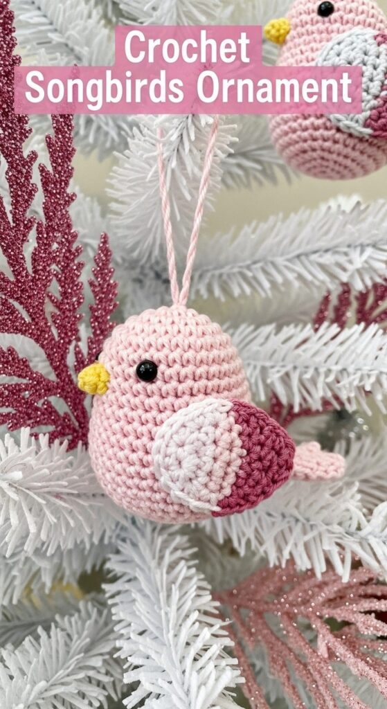 Crochet Songbirds Ornament