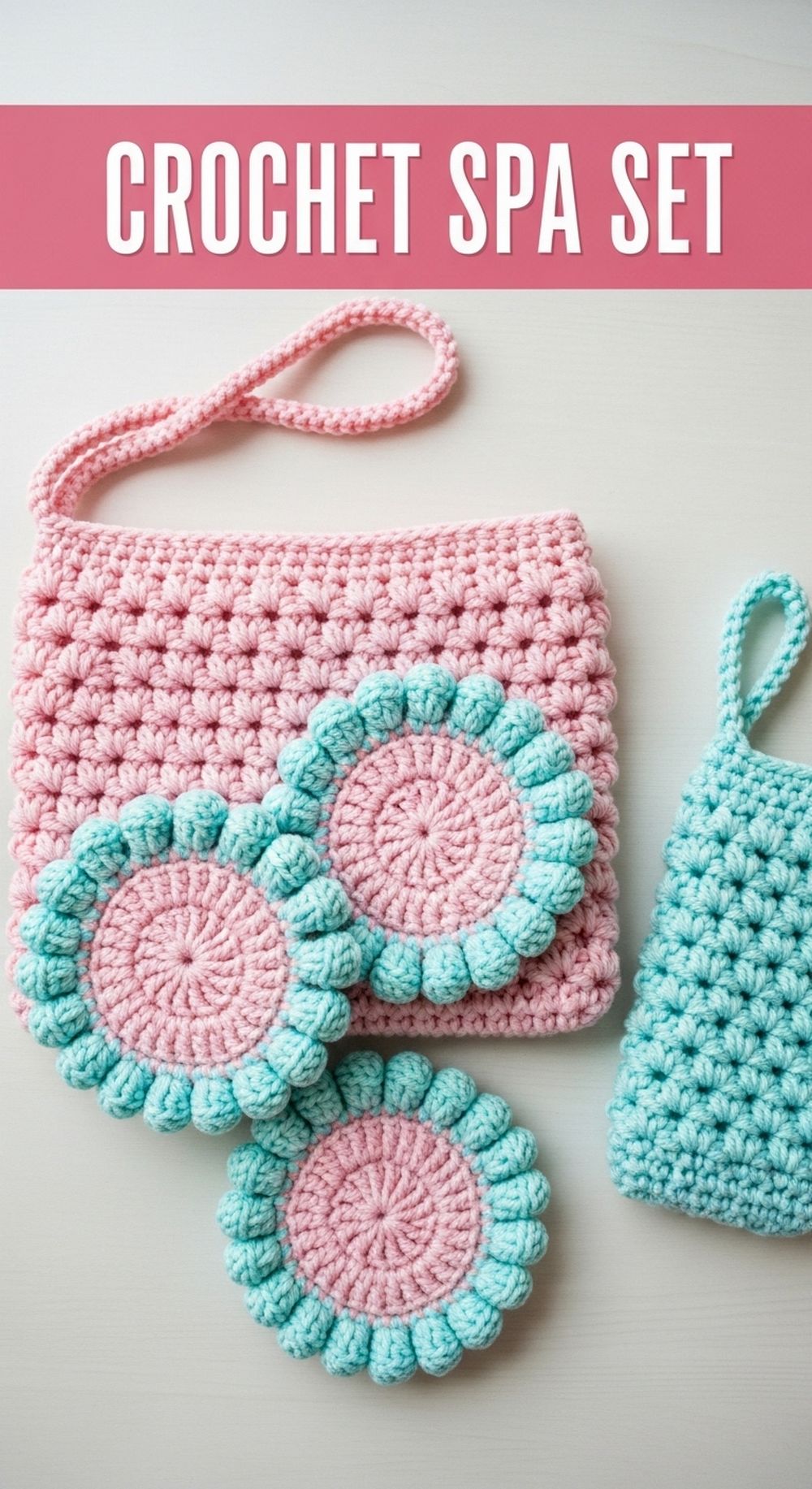Crochet Spa Set