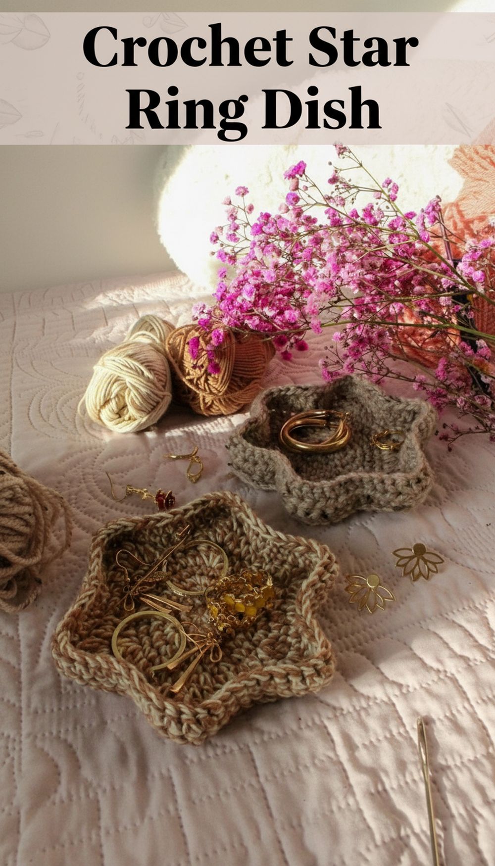 Crochet Star Ring Dish