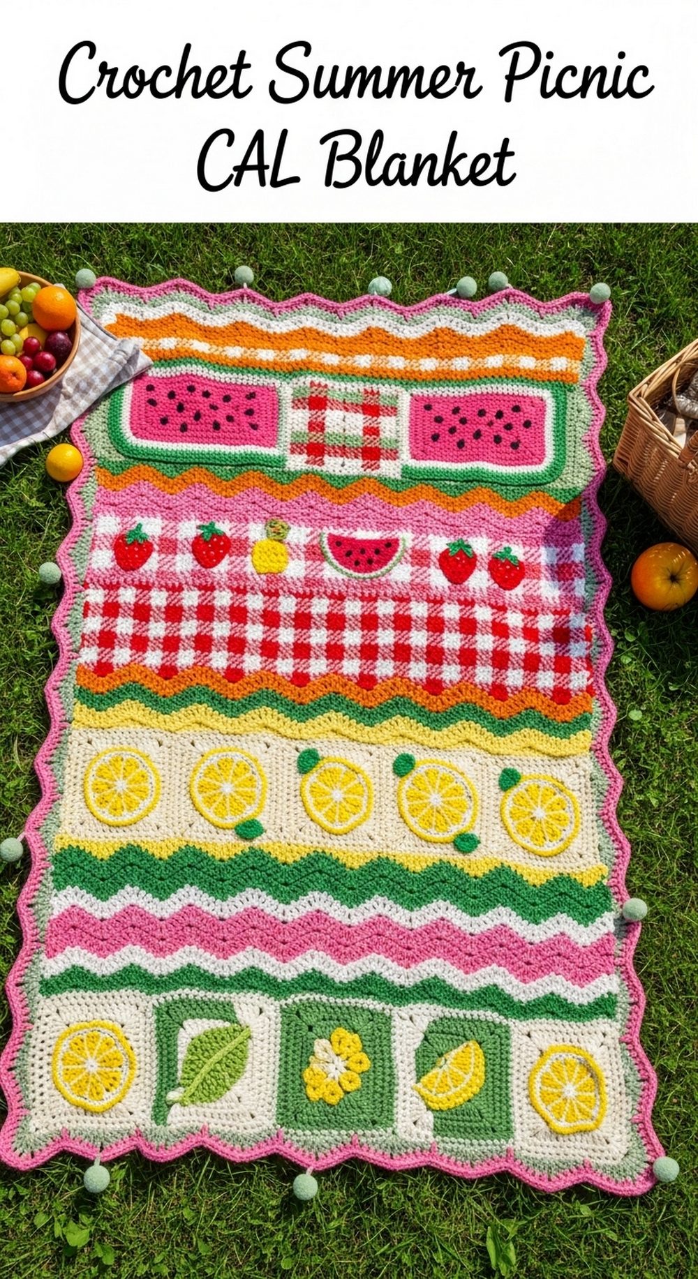 Crochet Summer Picnic CAL Blanket
