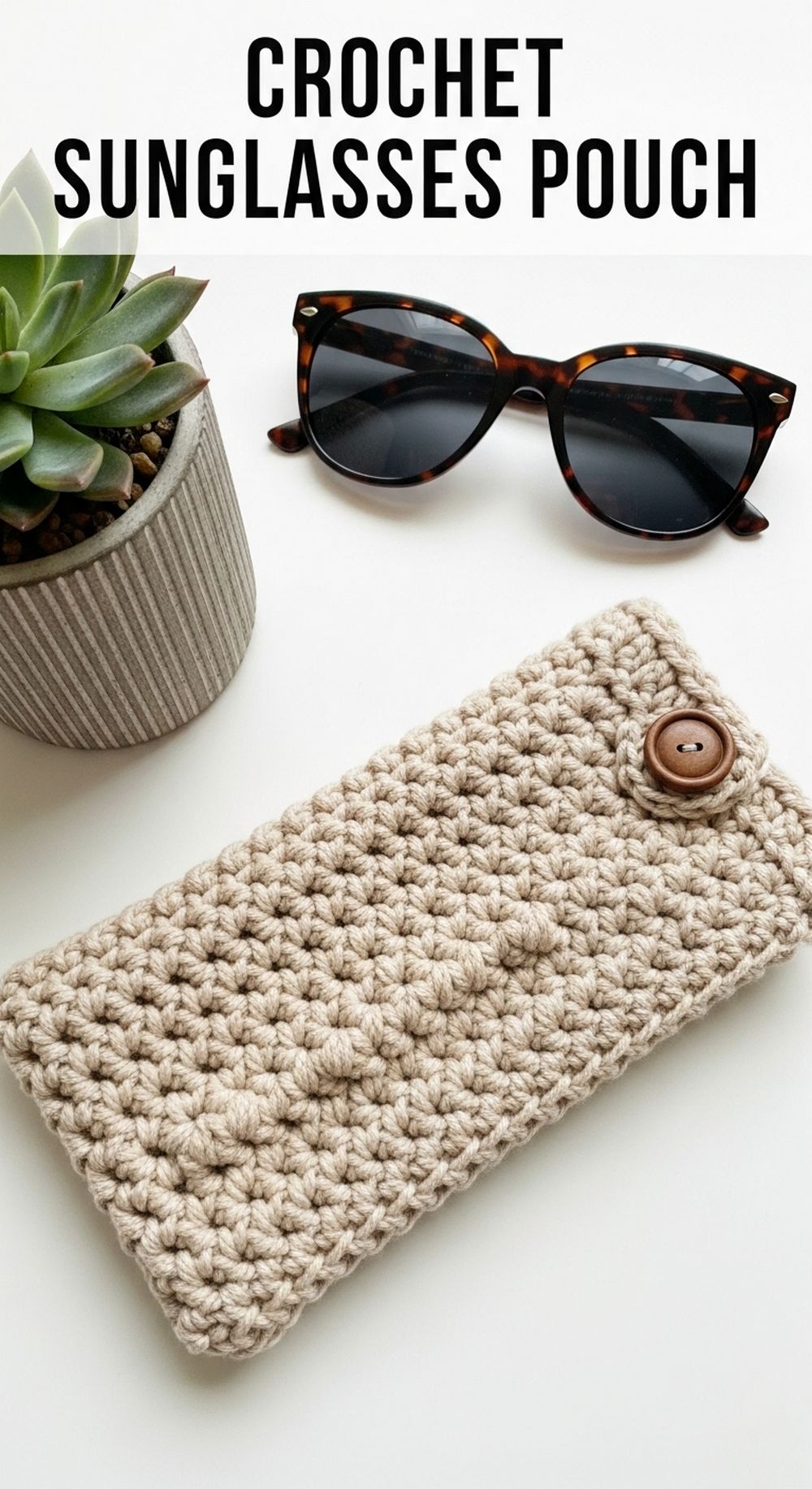 Crochet Sunglasses Pouch