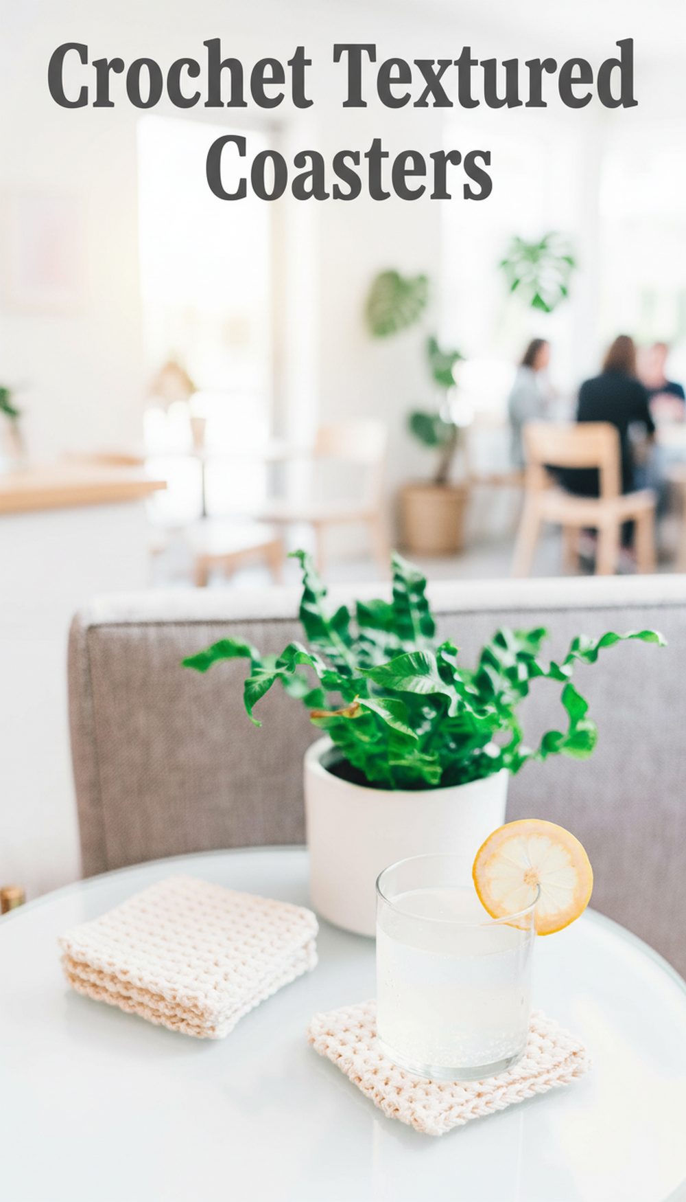 Crochet Textured Coasters