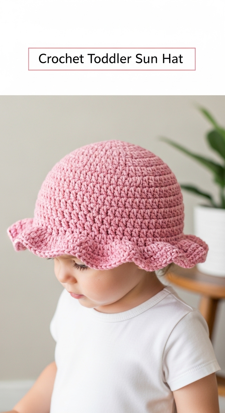 Crochet Toddler Sun Hat