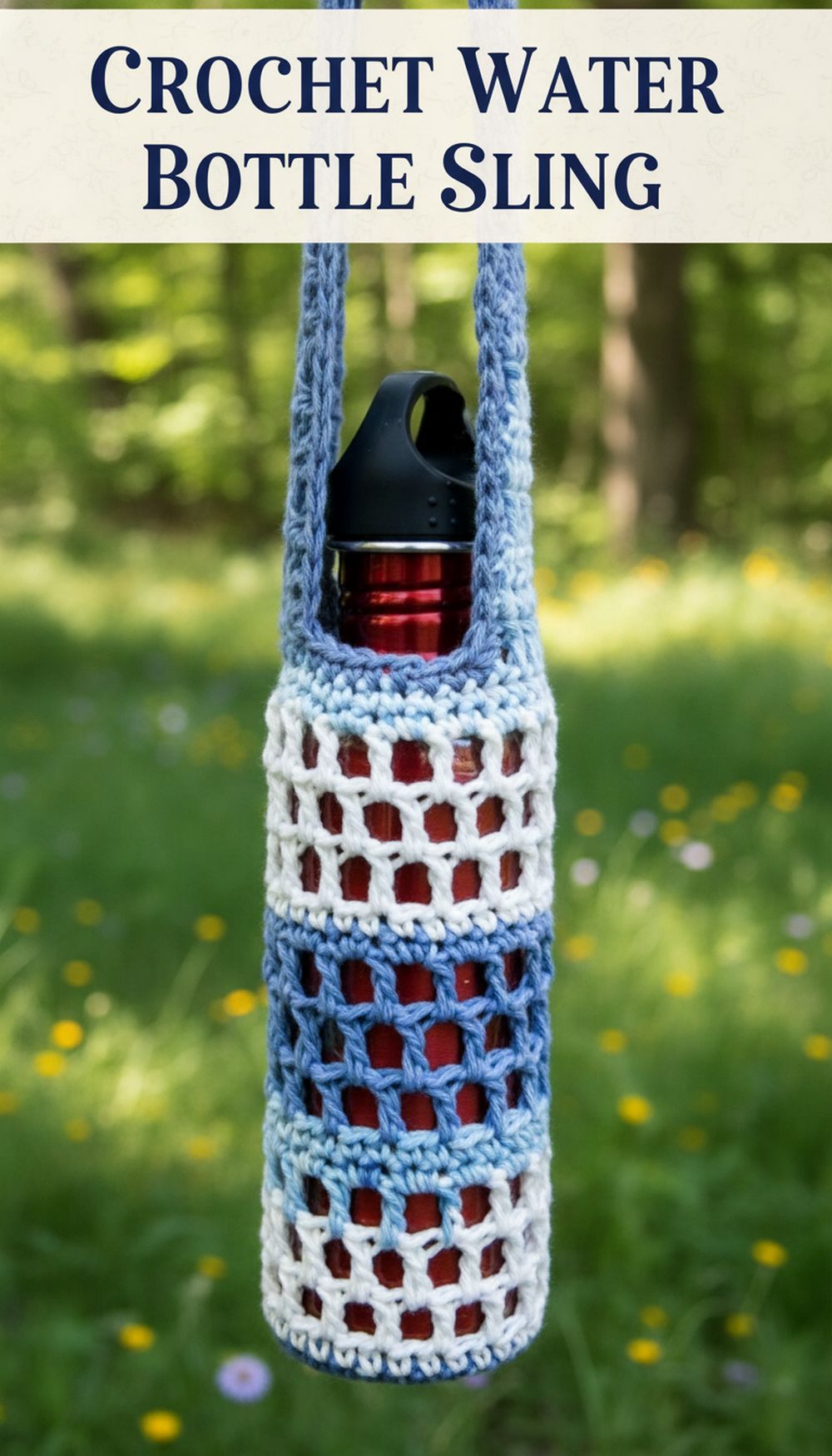Crochet Water Bottle Sling