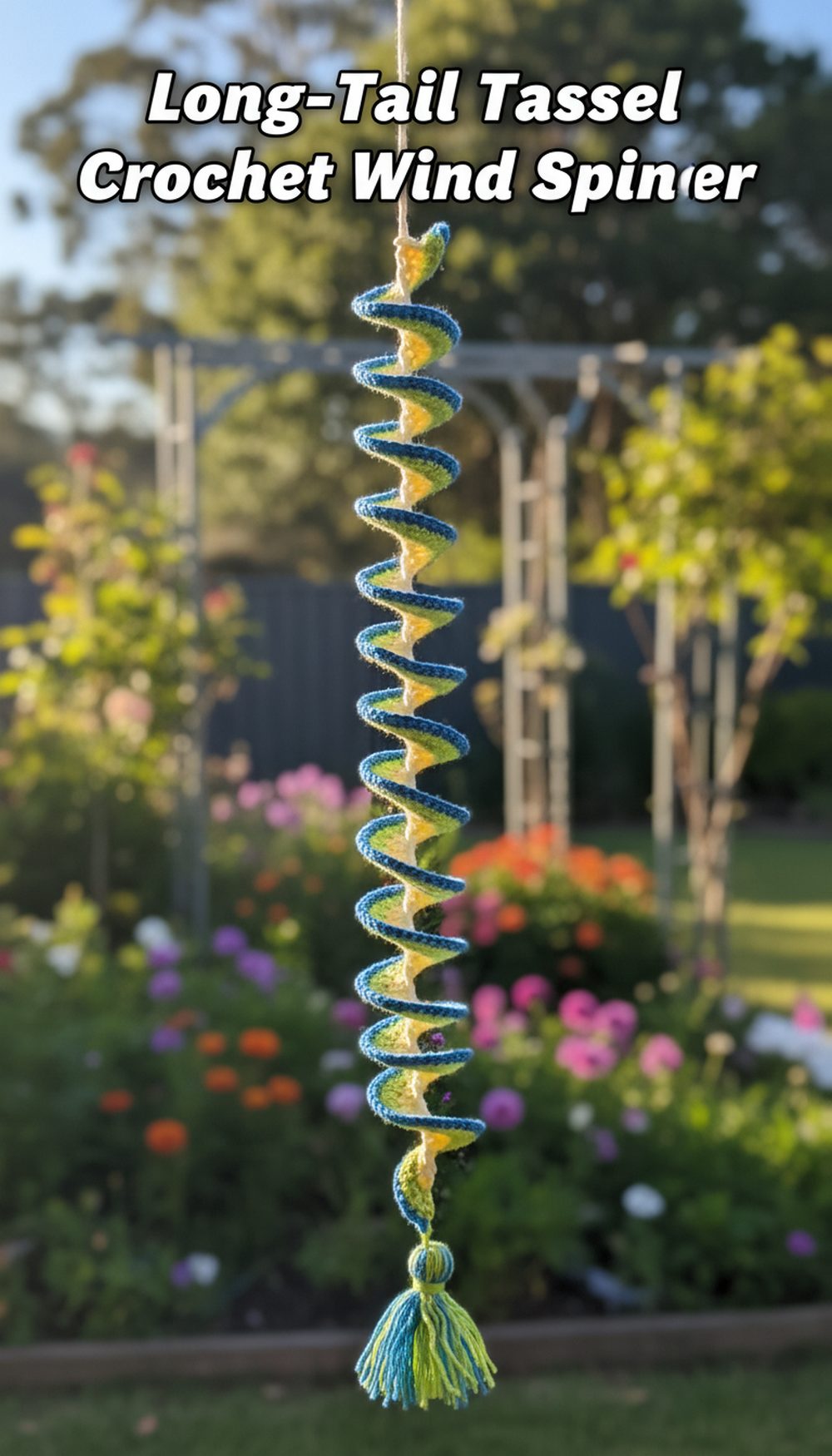 Long-Tail Tassel Crochet Wind Spinner