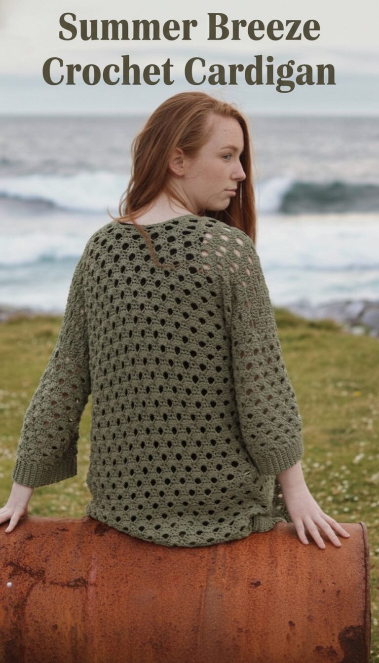 Summer Breeze Crochet Cardigan