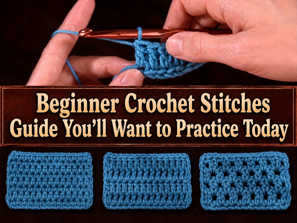 Beginner Crochet Stitches Guide You’ll Want to Practice Today