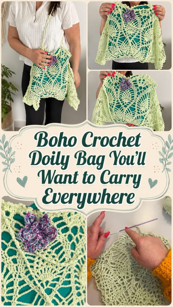 Boho Crochet Doily Bag You’ll Want to Carry Everywhere
