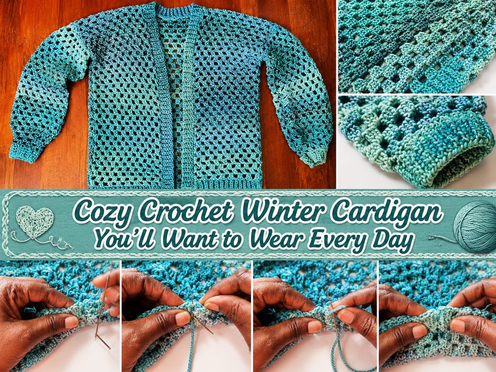 Cozy Crochet Winter Cardigan You’ll Want to Wear Every Day