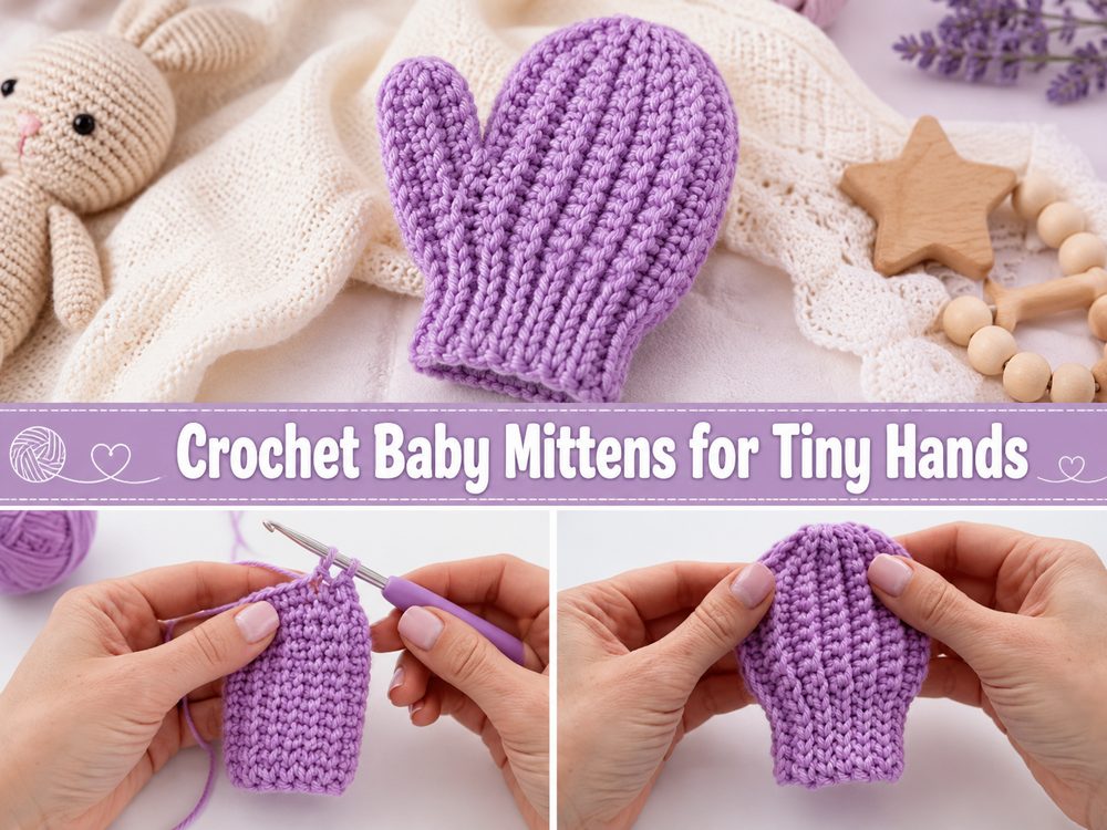 Crochet Baby Mittens for Tiny Hands s