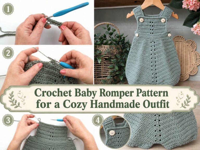 Crochet Baby Romper Pattern for a Cozy Handmade Outfit s