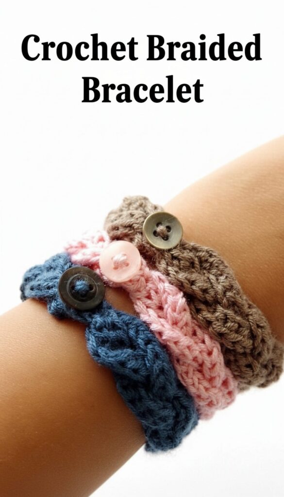 Crochet Braided Bracelet