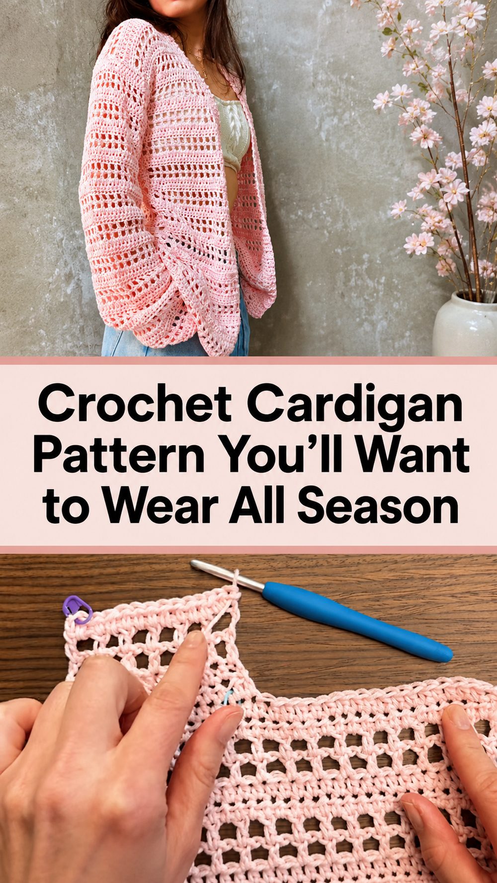 Crochet Cardigan Pattern You’ll Want to Wear All Season