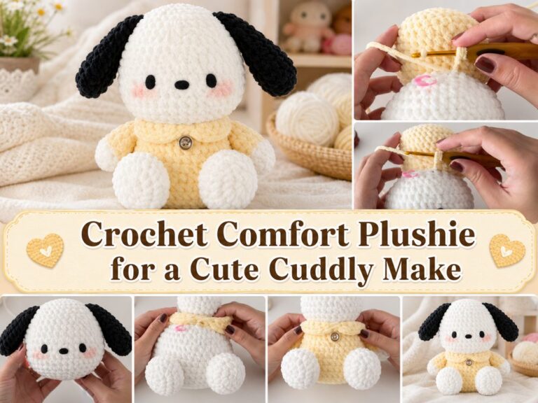 Crochet Comfort Plushie for a Cute Cuddly Make s
