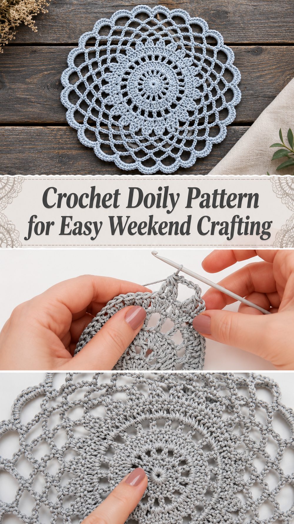 Crochet Doily Pattern for Easy Weekend Crafting