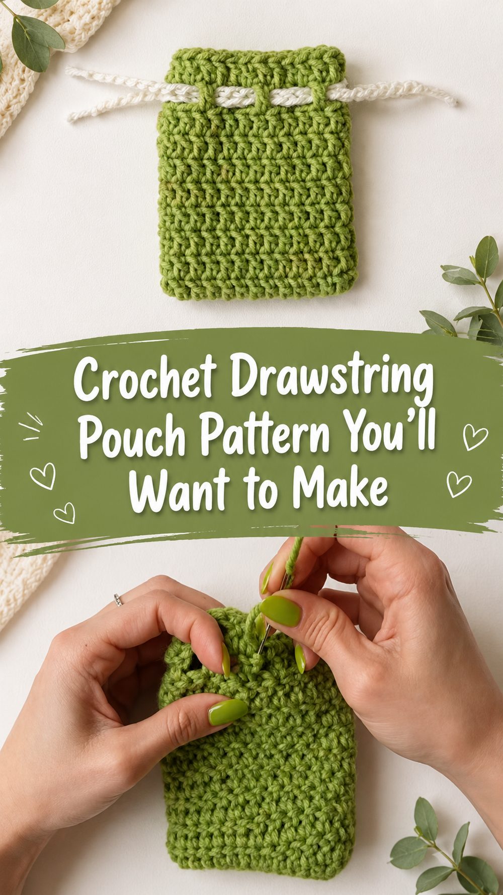 Crochet Drawstring Pouch Pattern You’ll Want to Make