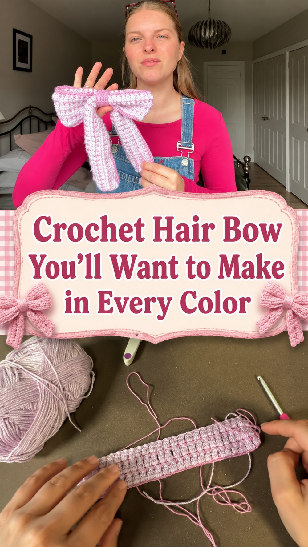 Crochet Hair Bow You’ll Want to Make in Every Color