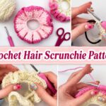 Crochet Hair Scrunchie Pattern s