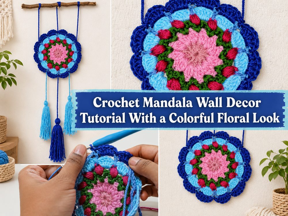 Crochet Mandala Wall Decor to Make Your Space Feel Cozy