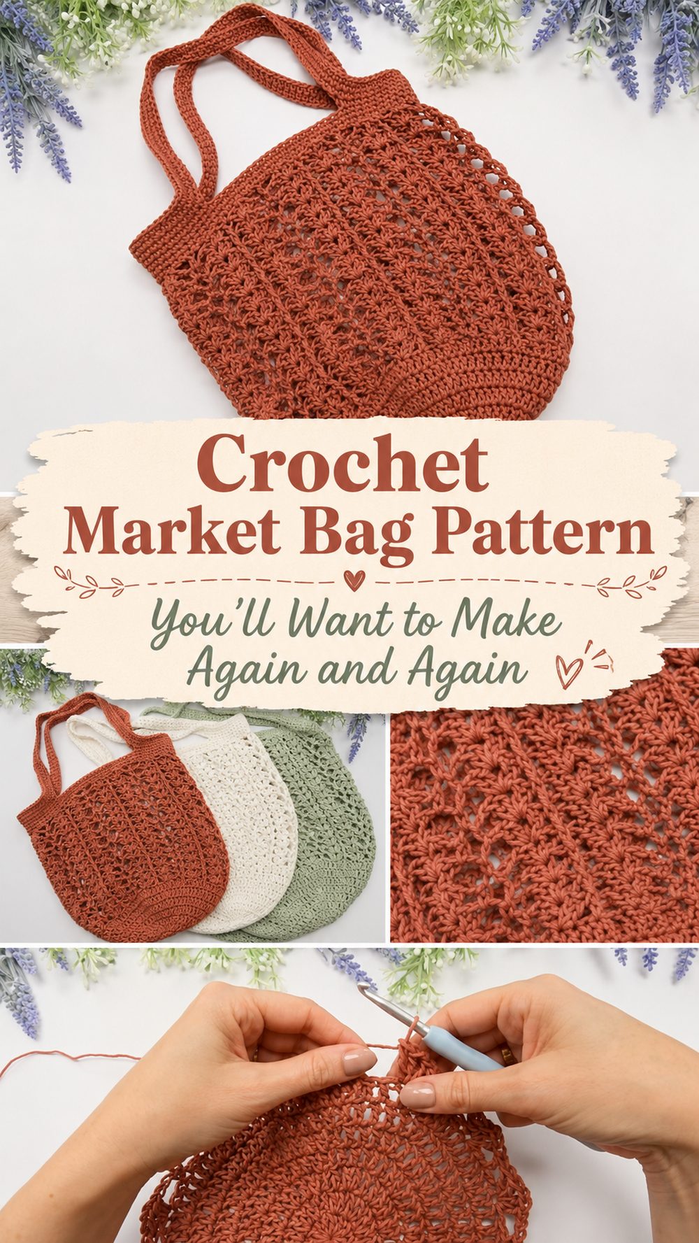 Crochet Market Bag Pattern You’ll Want to Make Again and Again