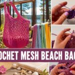 Crochet Mesh Beach Bag as