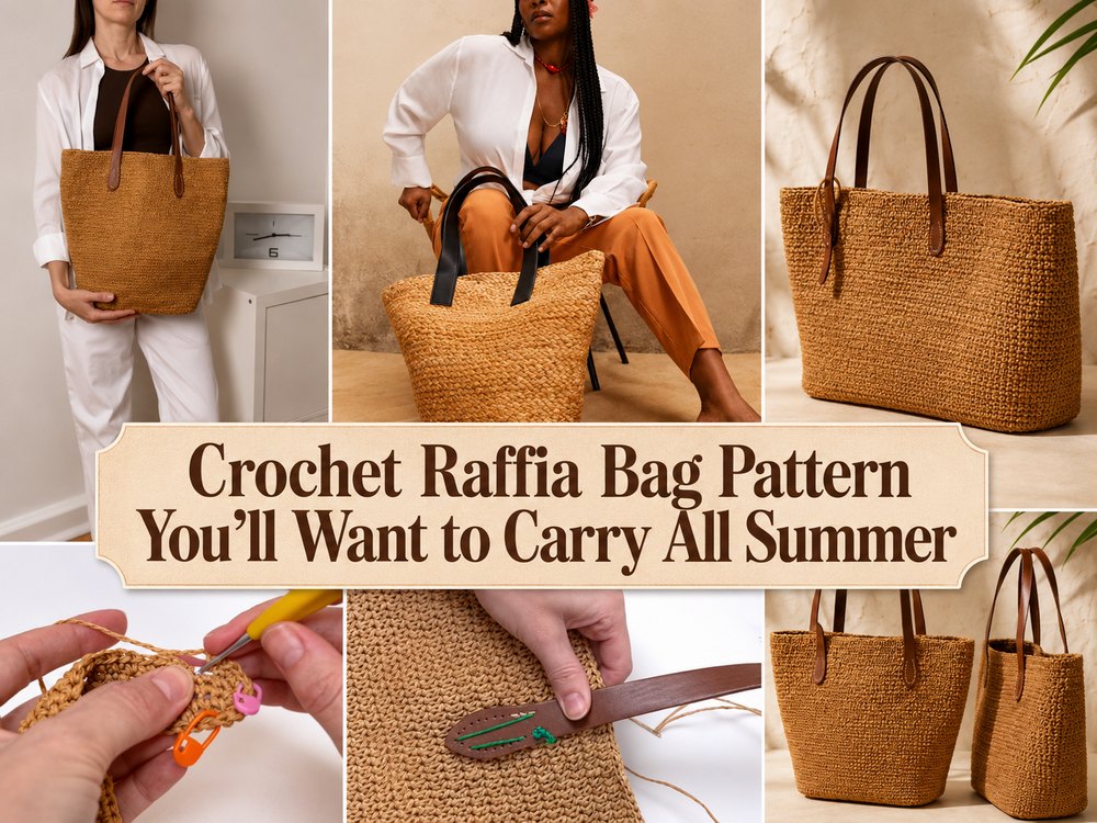 Crochet Raffia Bag Pattern You’ll Want to Carry All Summer