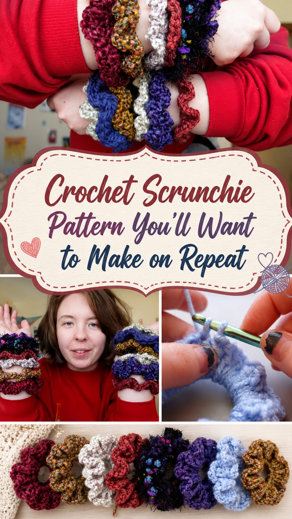 Crochet Scrunchie Pattern You’ll Want to Make on Repeat