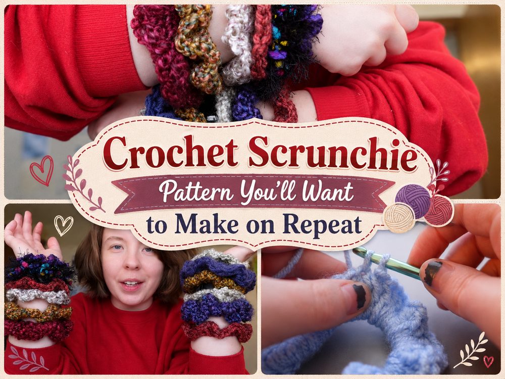 Crochet Scrunchie Pattern You’ll Want to Make on Repeat