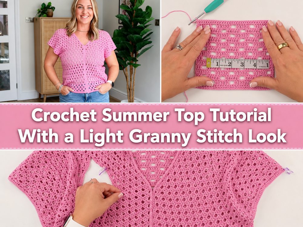 Crochet Summer Tee You’ll Want to Wear All Season