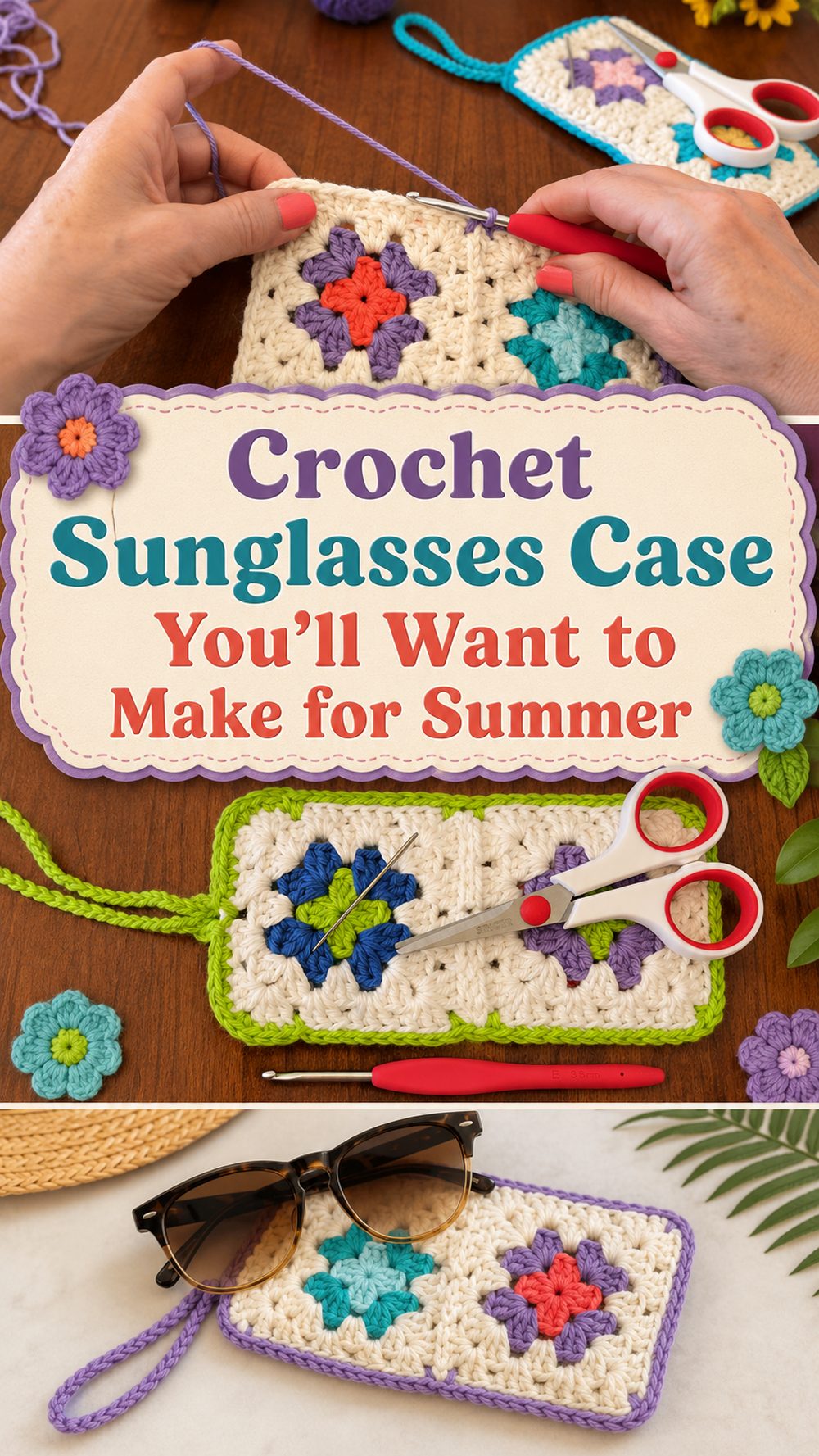Crochet Sunglasses Case You’ll Want to Make for Summer