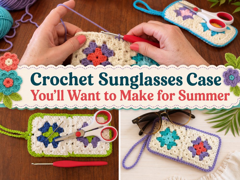 Crochet Sunglasses Case You’ll Want to Make for Summer