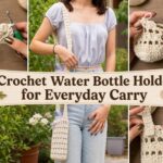 Crochet Water Bottle Holder for Everyday Carry s