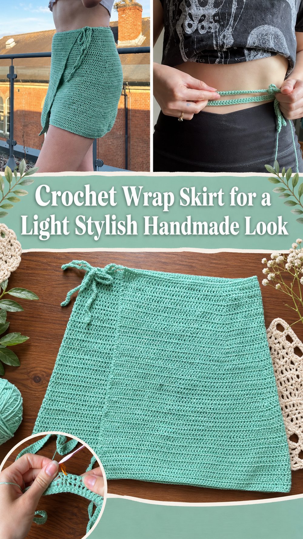 Crochet Wrap Skirt for a Light Stylish Handmade Look Full Pattern