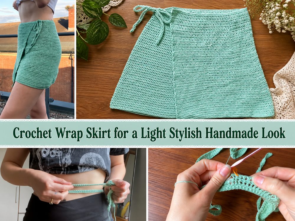 Crochet Wrap Skirt for a Light Stylish Handmade Look Full Pattern