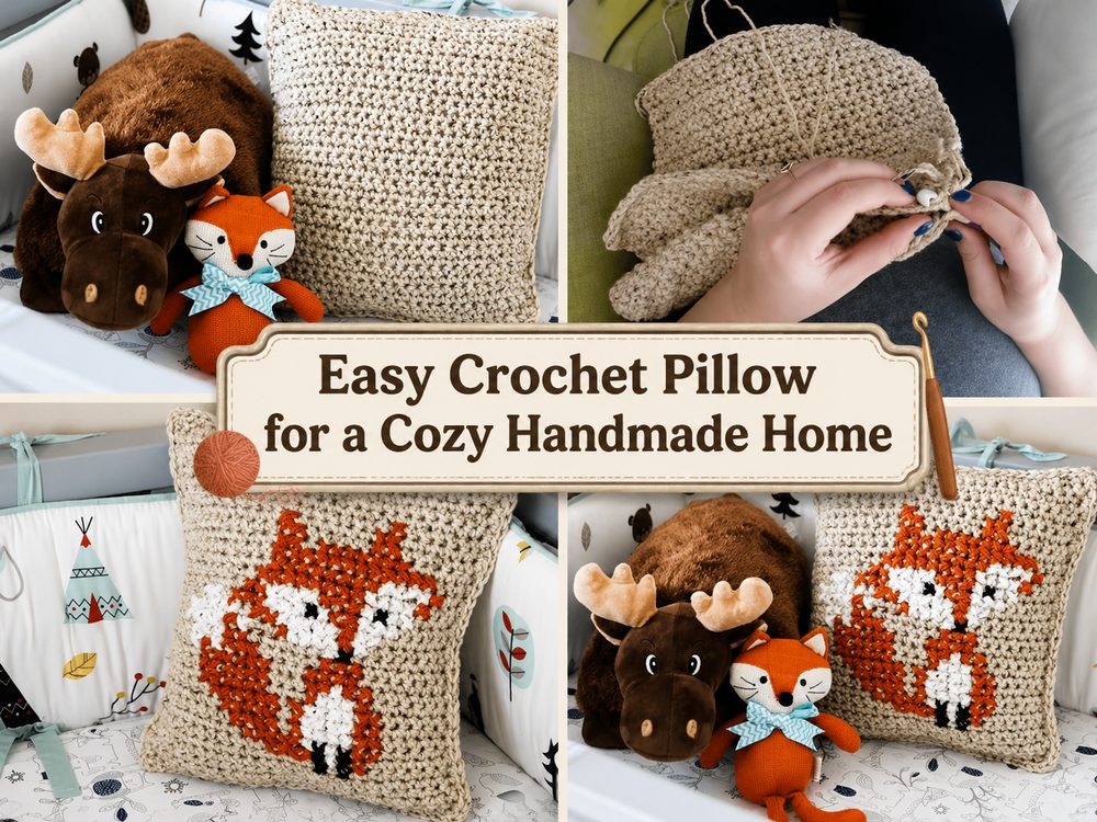 Easy Crochet Pillow for a Cozy Handmade Home