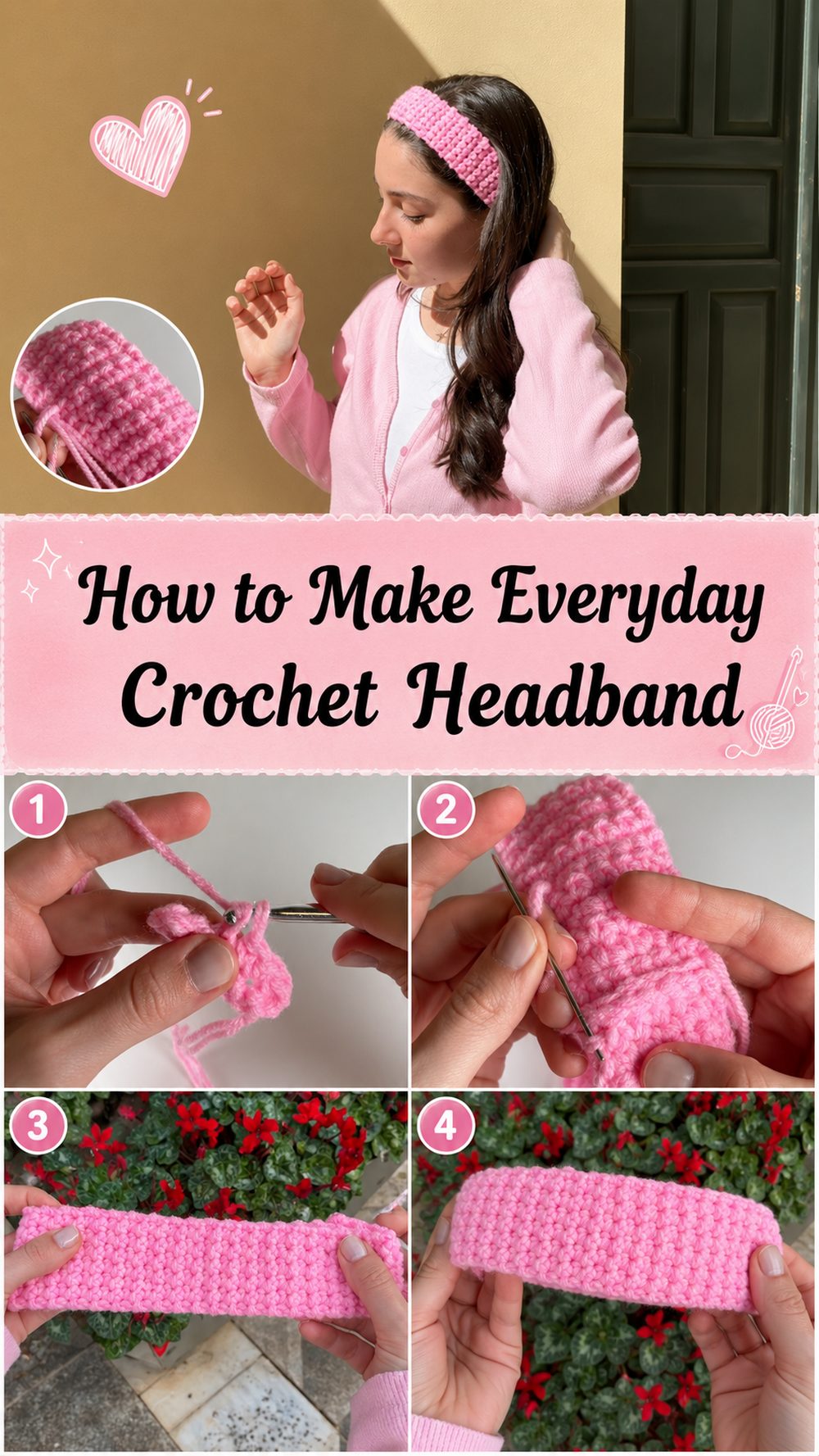 How to Make Everyday Crochet Headband