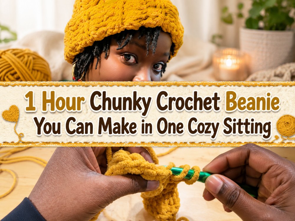 Hour Chunky Crochet Beanie You Can Make in One Cozy Sitting