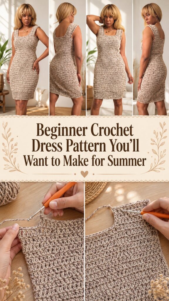 Beginner Crochet Dress Pattern You’ll Want to Make for Summer