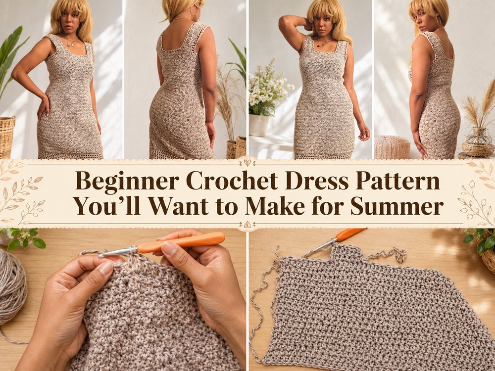 Beginner Crochet Dress Pattern You’ll Want to Make for Summer