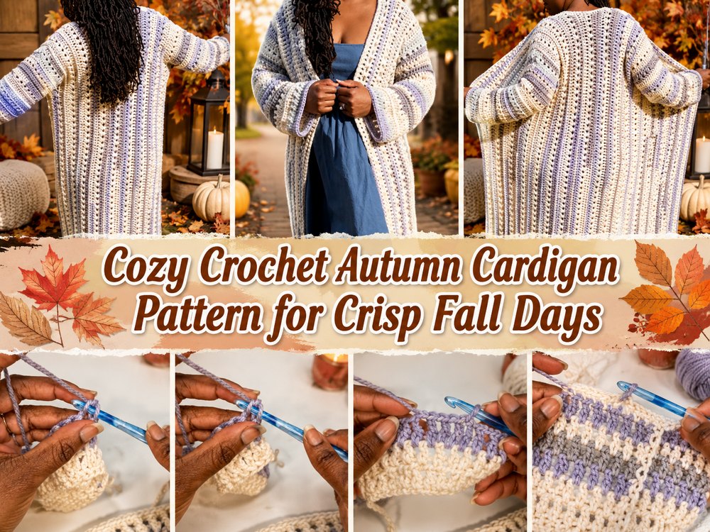 Cozy Crochet Autumn Cardigan Pattern for Crisp Fall Days