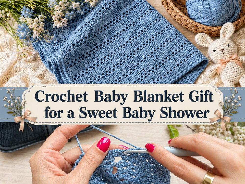 Crochet Baby Blanket Gift for a Sweet Baby Shower