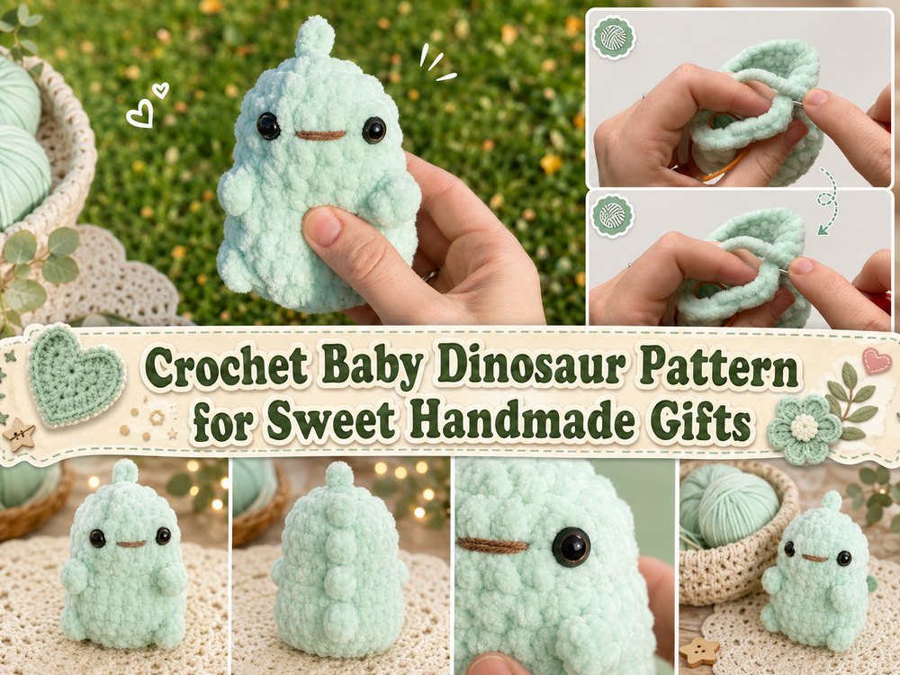 Crochet Baby Dinosaur Pattern for Sweet Handmade Gifts
