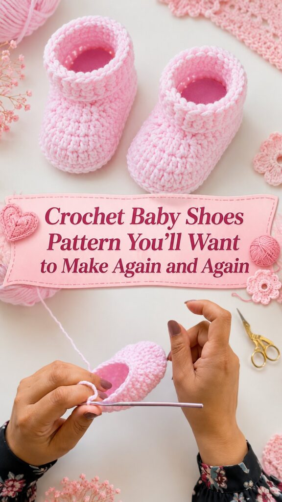 Crochet Baby Shoes Pattern You’ll Want to Make Again and Again